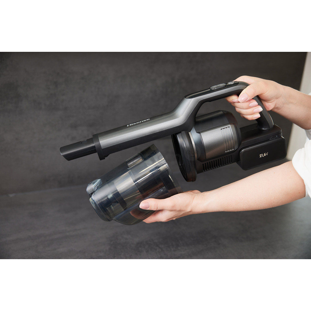 Hisense Wet & Dry Expert, wet & dry, juodas - Belaidis dulkių siurblys