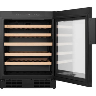Hisense, 46 buteliai, aukštis 82 cm, juodas - Vyno šaldytuvas
