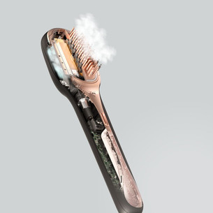 Rowenta Hair Therapist™, 165 W, juodas/vario spalvos - Garinis plaukų šepetys