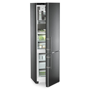 Liebherr, NoFrost, 362 l, aukštis 202 cm, juodo nerūdijančio plieno - Šaldytuvas