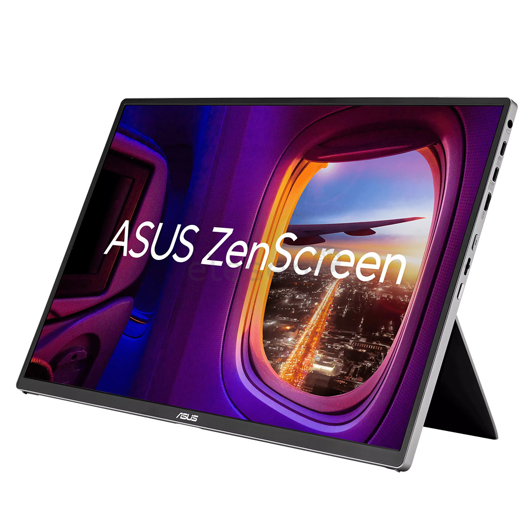 Asus ZenScreen OLED MQ16FC, 16'', 60 Hz, USB-C, portable, gray - Monitor