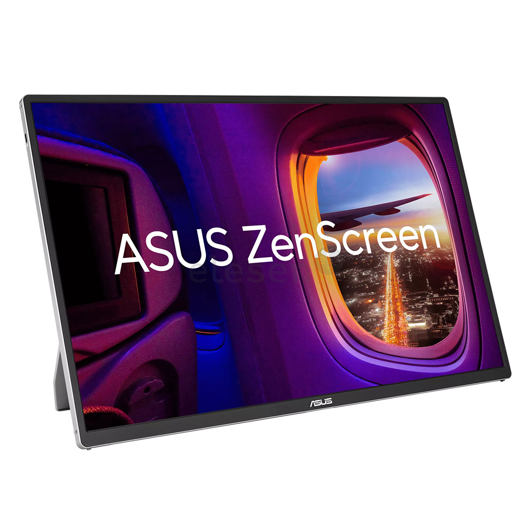 Asus ZenScreen OLED MQ16FC, 16'', 60 Hz, USB-C, portable, gray - Monitor