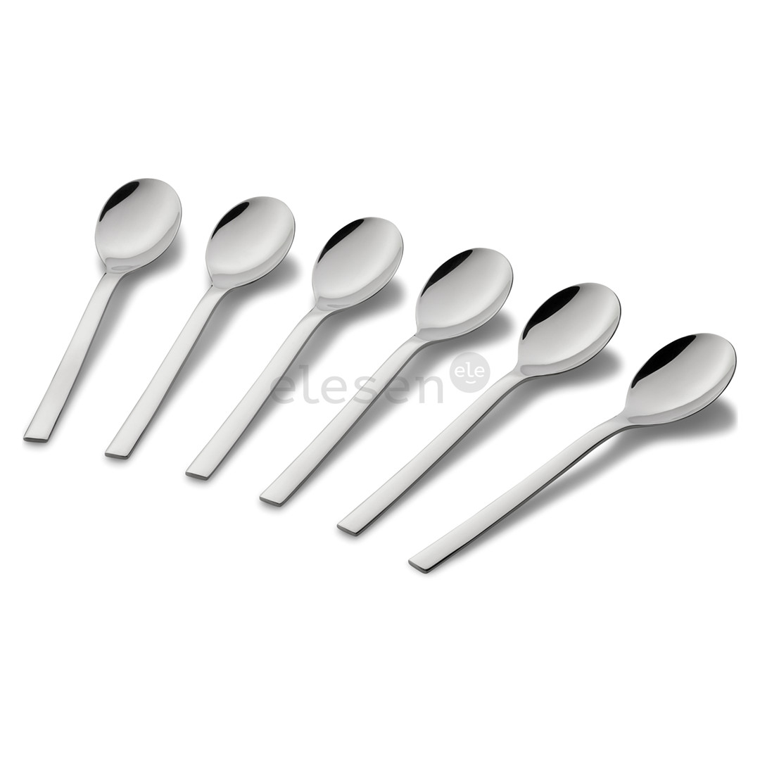 WMF Nuova, 6-piece set, stainless steel - Coffee spoon set
