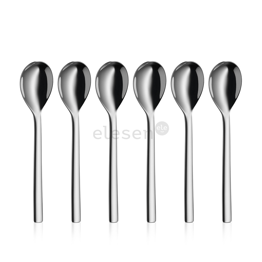 WMF Nuova, 6-piece set, stainless steel - Coffee spoon set