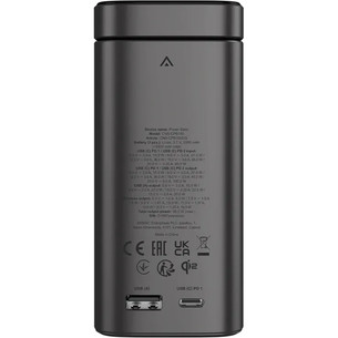 Canyon OnPower 150, 15 000 mAh, USB-A, USB-C, Qi2, tamsiai pilka - Išorinė baterija