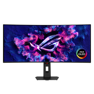Asus ROG Strix OLED XG34WCDMS, 34'', UWQHD, OLED, 280 Гц, USB-C, изогнутый, черный - Монитор
