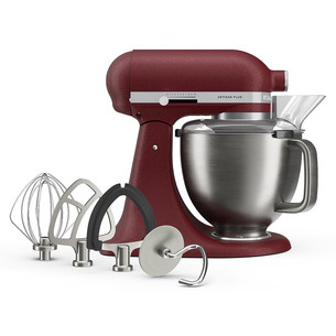 KitchenAid Artisan Plus, 4,7 L, tamsiai raudonas - Virtuvinis kombainas 5KSM50PKVESO