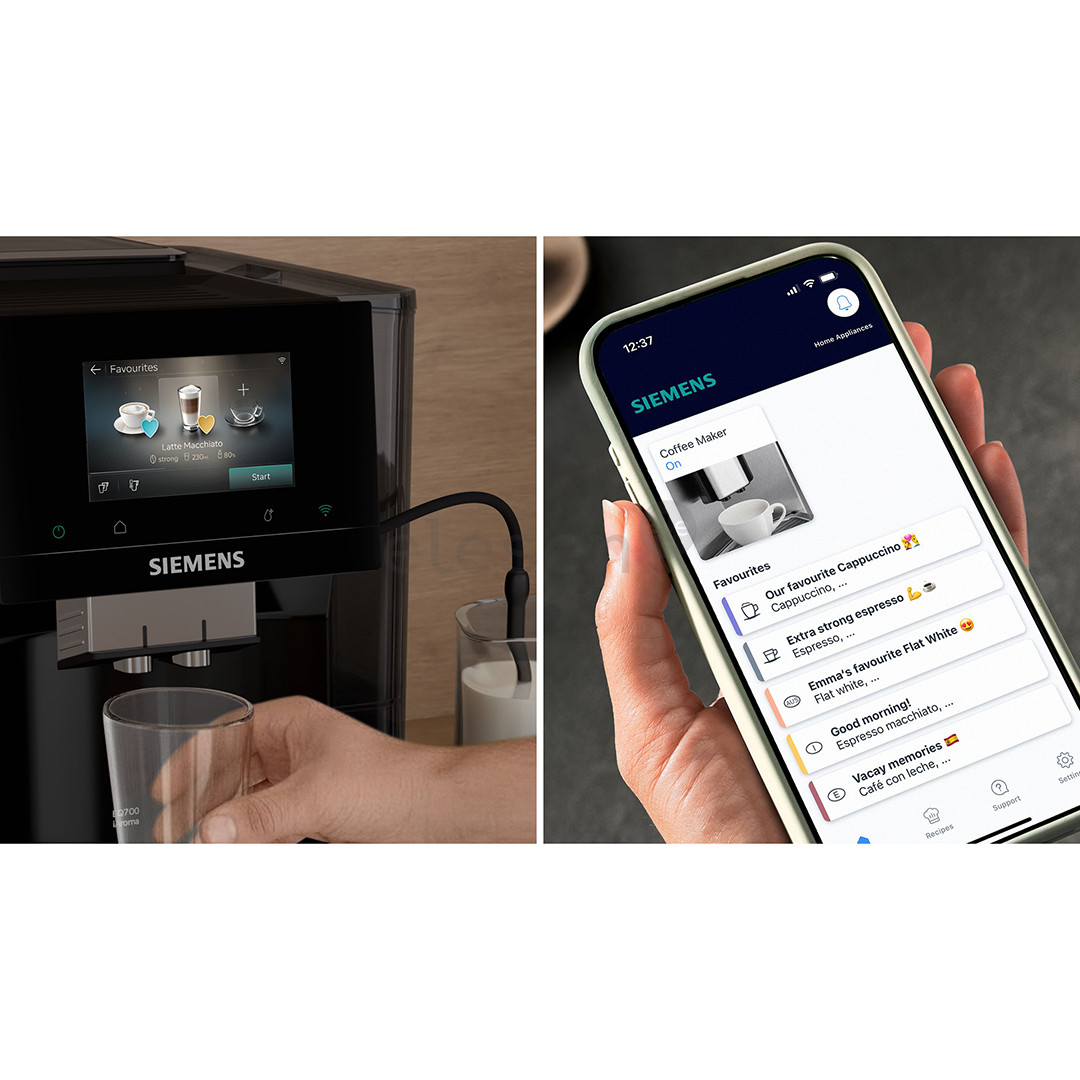 Siemens EQ700 iAroma, juodas - Kavos aparatas