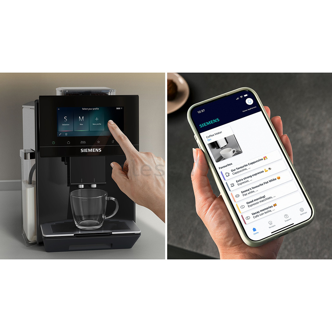 Siemens EQ900 iAroma, juodas - Kavos aparatas