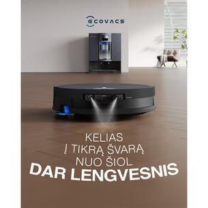Ecovacs DEEBOT X12 OmniCyclone, Wet & Dry, grey - Robot vacuum cleaner
