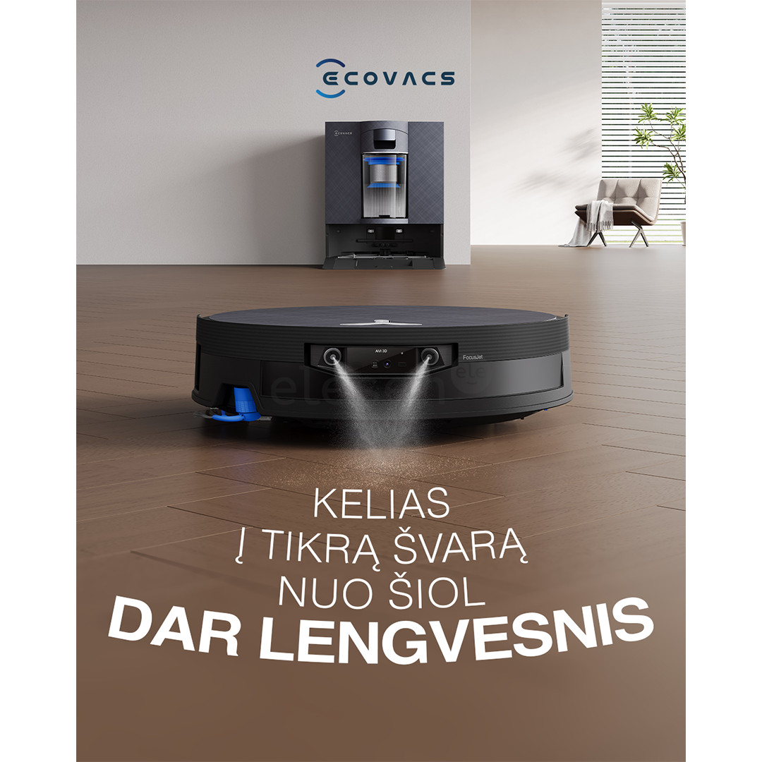 Ecovacs DEEBOT X12 OmniCyclone, Wet & Dry, grey - Robot vacuum cleaner