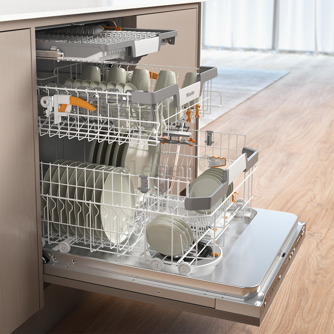 Miele AutoDos, 14 комплектов посуды - Интегрируемая посудомоечная машина