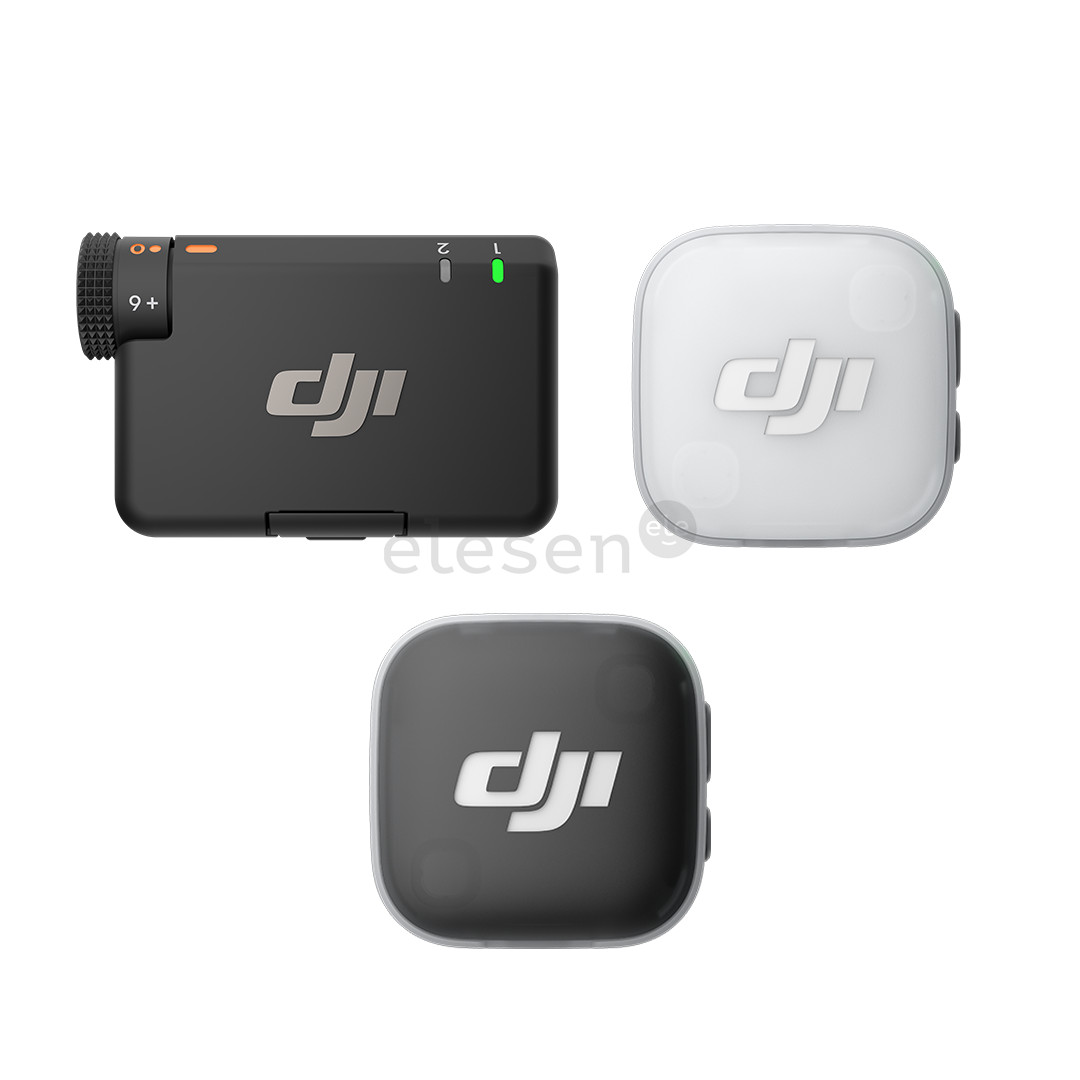 Dji Mic Mini 2, 2TX 1RX, gray - Wireless microphone