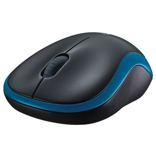 Logitech M185, gray/blue - Wireless Optical Mouse Item - 910-002239
