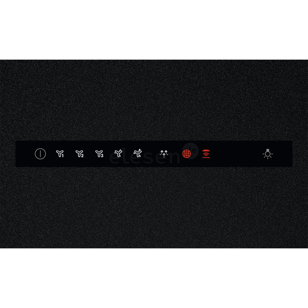 Electrolux, 700 m³/h, width 89.8 cm, black - Cooker Hood
