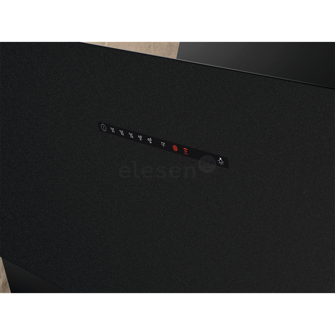 Electrolux, 700 m³/h, width 89.8 cm, black - Cooker Hood