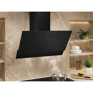 Electrolux, 700 m³/h, width 89.8 cm, black - Cooker Hood