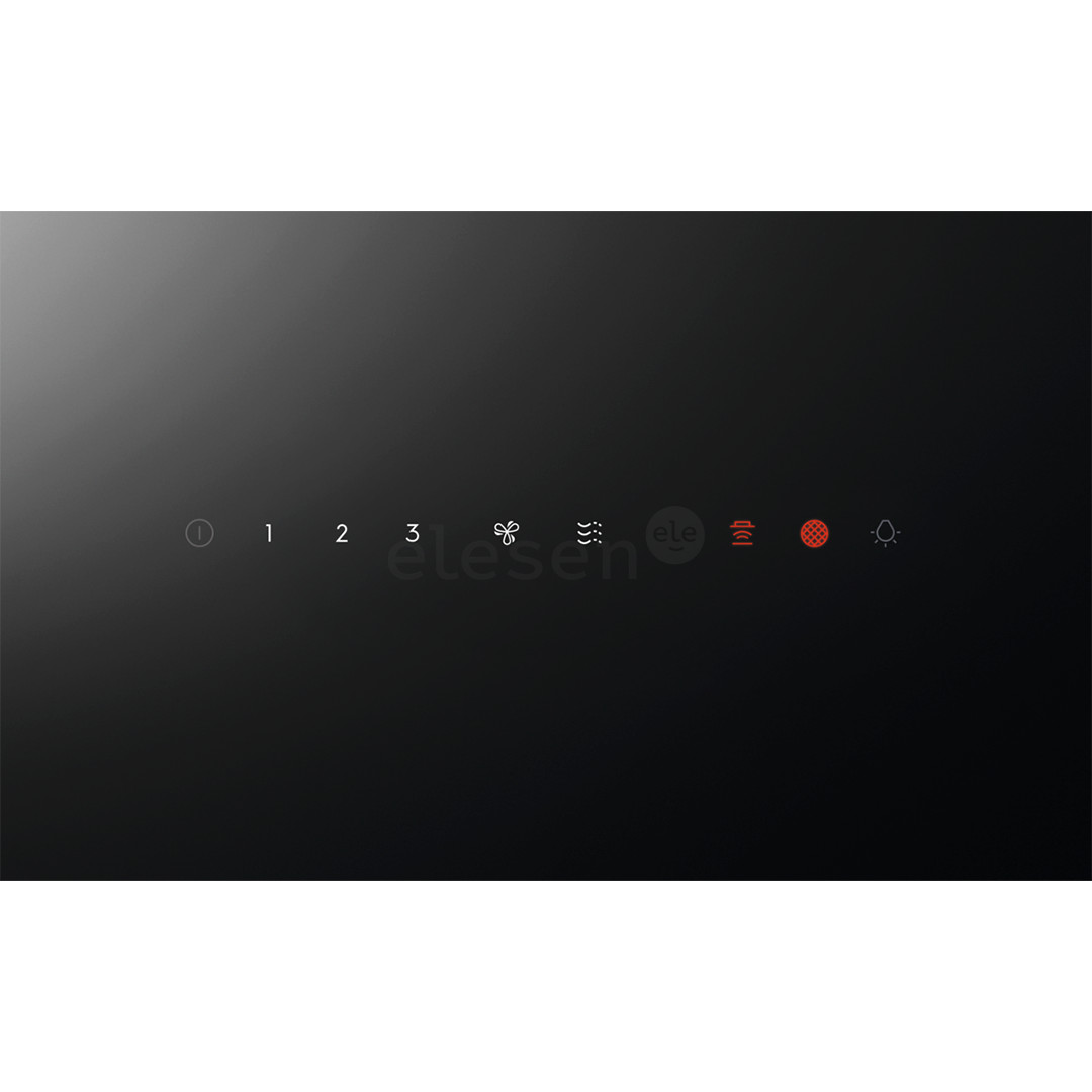 Electrolux, 615 m³/val., plotis 59,8 cm, juodas - Gartraukis