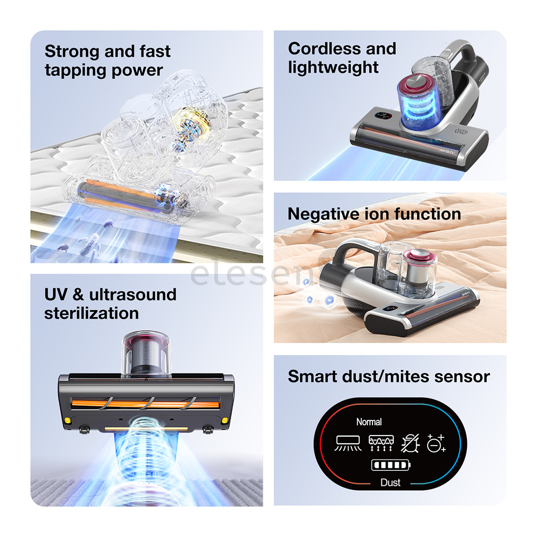 Jimmy BD7 Pro, grey - Cordless anti-mite vacuum cleaner