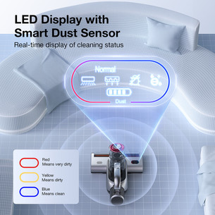 Jimmy BD7 Pro, grey - Cordless anti-mite vacuum cleaner