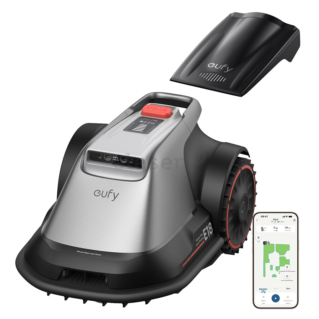 Eufy E18, juodas/pilkas - Vejos robotas