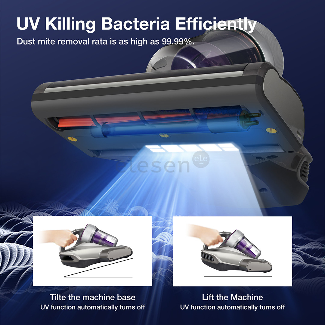 Jimmy JV35, grey - Anti-mite vacuum cleaner