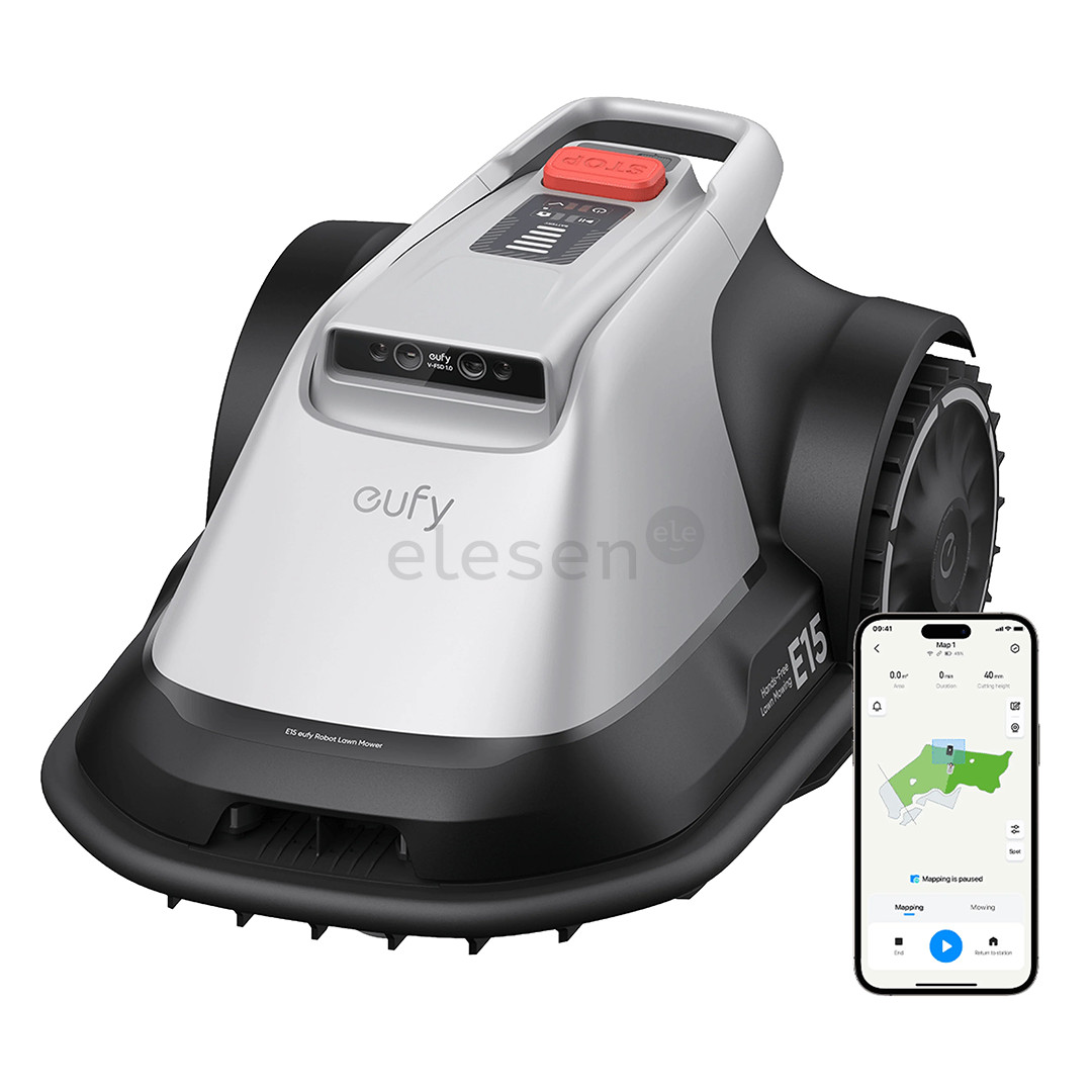 Eufy E15, черный/серый - Робот-газонокосилка