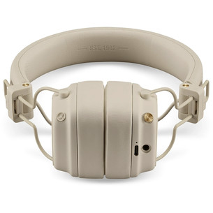 Marshall Major V, cream- On-ear wireless headphones