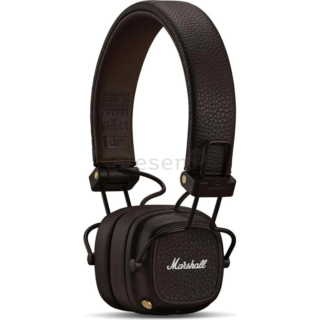 Marshall Major V, brown - On-ear wireless headphones
