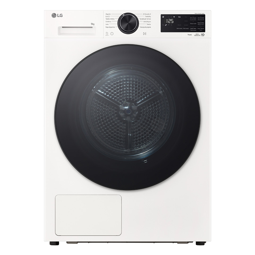 LG, Heat pump, 9 kg, depth 61.5 cm - Clothes dryer