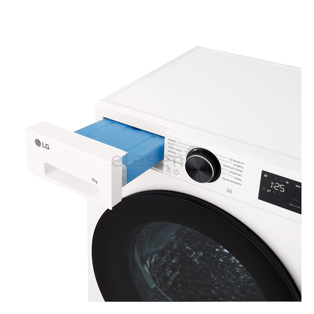 LG, Heat pump, 9 kg, depth 61.5 cm - Clothes dryer