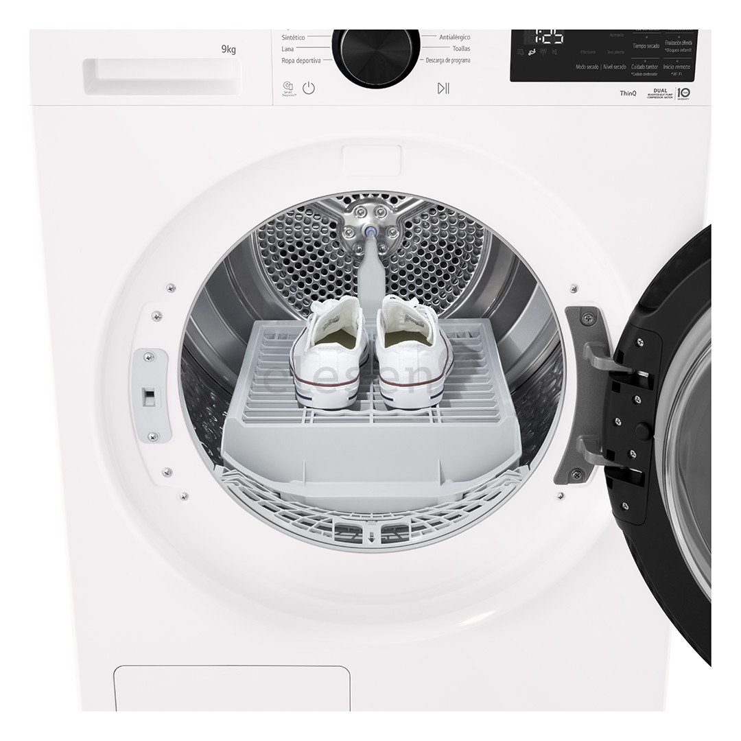 LG, Heat pump, 9 kg, depth 61.5 cm - Clothes dryer
