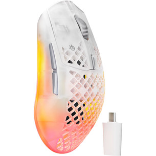 SteelSeries Aerox 3 Gen 2, ghost - Wireless Optical Mouse