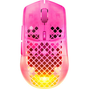 SteelSeries Aerox 3 Gen 2, magenta haze - Wireless Optical Mouse