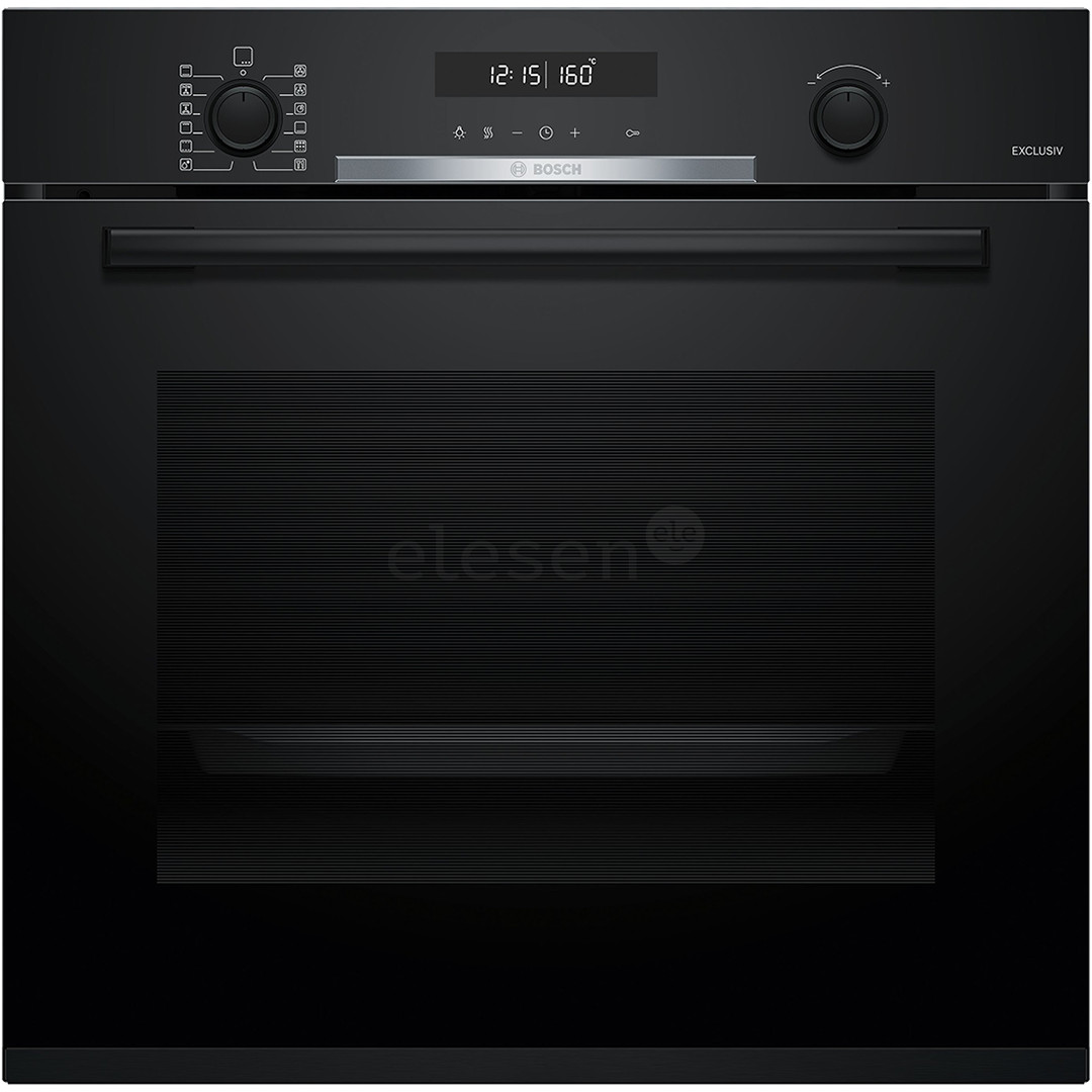 Bosch, Series 6, pyrolytic cleaning, 71 L, black - Built-in oven
