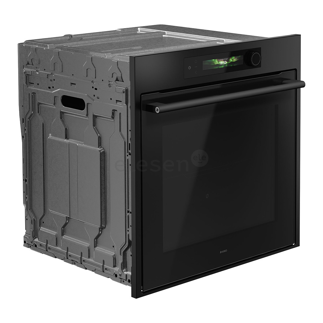 Asko, pyrolytic cleaning, 71 L, juoda - Įmontuojama orkaitė