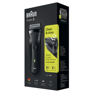 Braun Series 3, juoda - Barzdaskutė