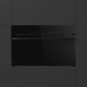 Hisense Hi6, 34 L, 900 W, black - Built-in microwave oven with grill