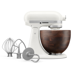 KitchenAid, 4,7 л, белый - Настольный миксер с подъемной головкой 5KSM156WBEPL