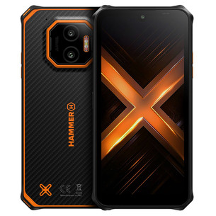 HAMMER Energy X2 5G, 6GB, 128GB, juodas/oranžinis - Išmanusis telefonas TEL001063