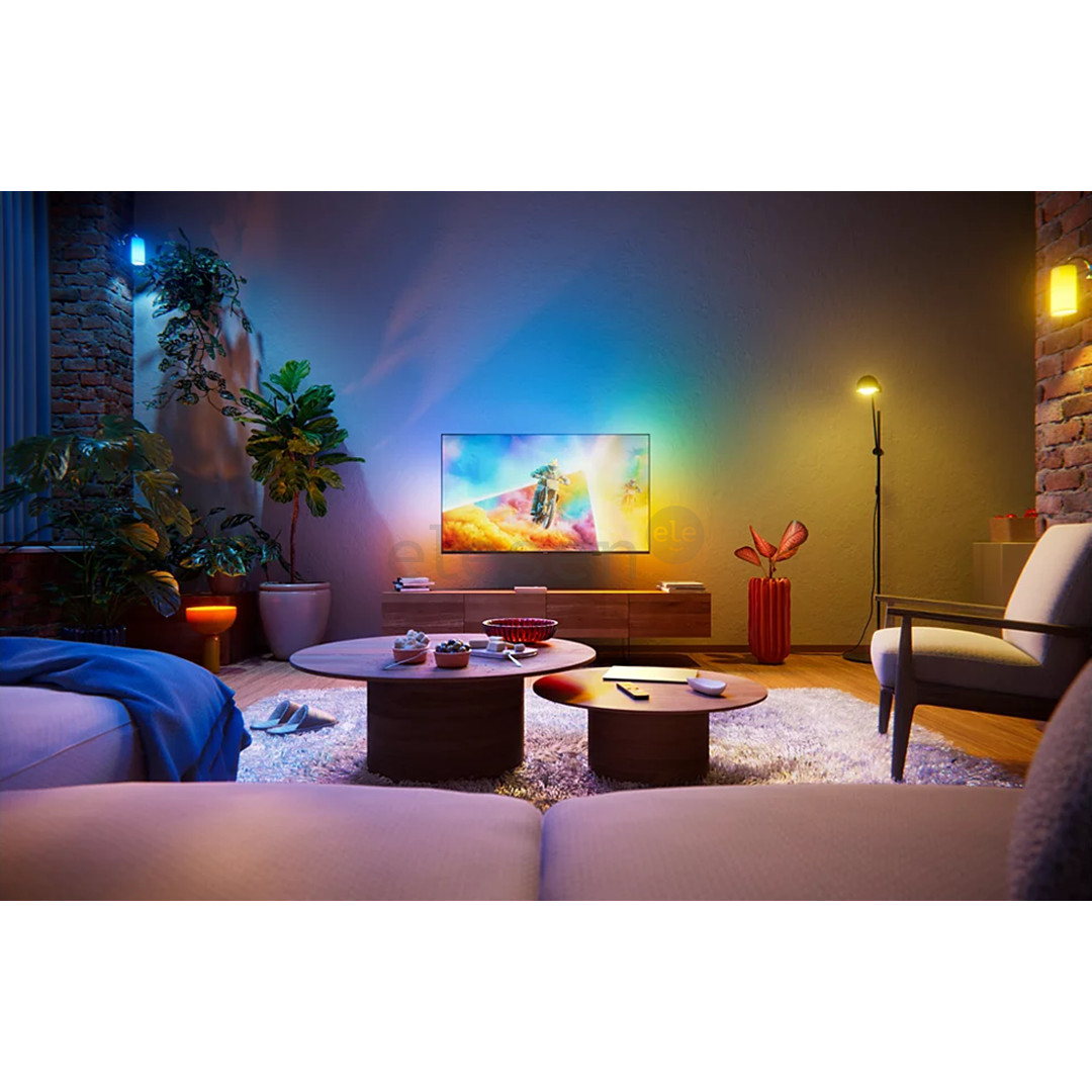 Philips PQS8501, 55'', QLED, 4K UHD, juodas - Televizorius