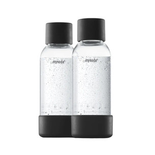 MySoda, 0,5 L, 2 vnt., juodi - Buteliai gazuoto vandens gaminimo aparatui EU-2PB05-B