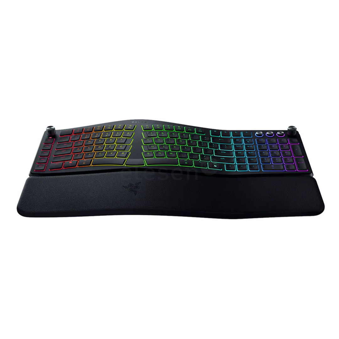 Razer Pro Type Ergo, tactile, US, juoda - Belaidė klaviatūra