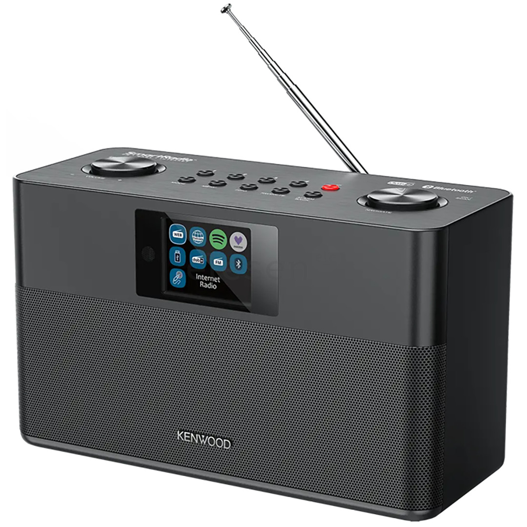Kenwood Smart radio CR-ST120S, juodas - Interneto radijas