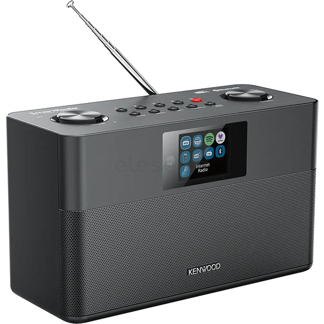 Kenwood Smart radio CR-ST120S, juodas - Interneto radijas