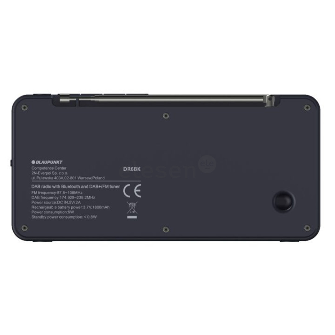 Blaupunkt DR6, black - Portable radio