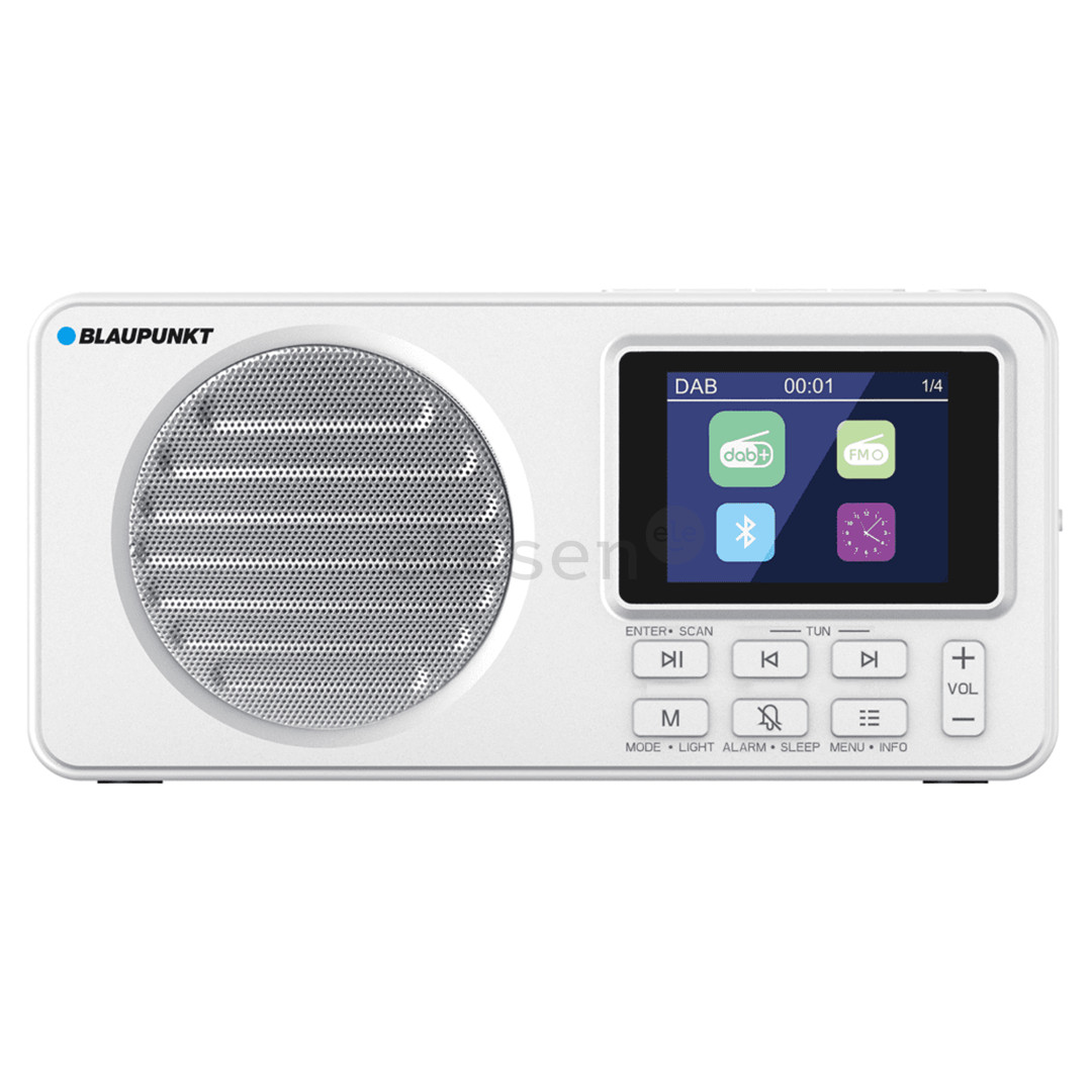 Blaupunkt DR6, baltas - Nešiojamasis radijas