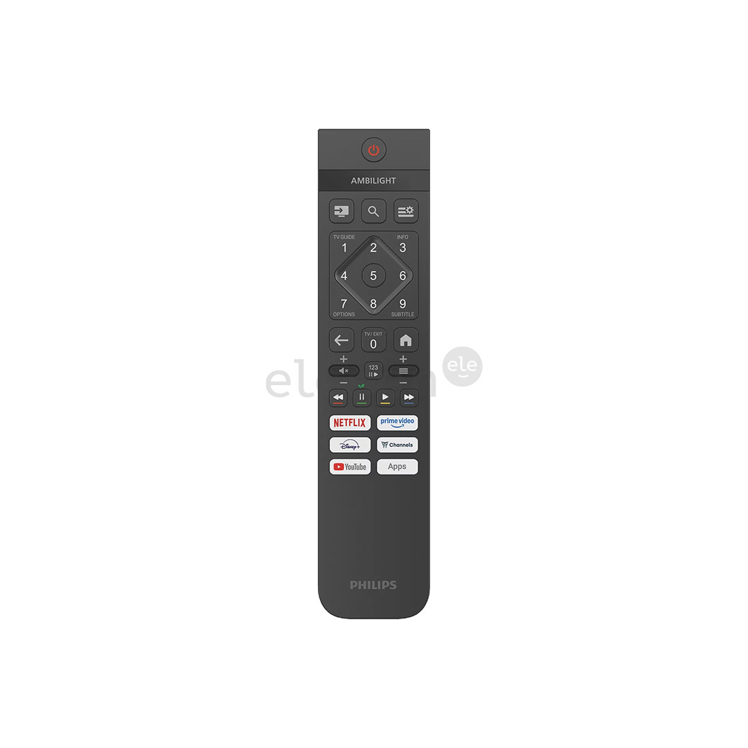 Philips PUS8001, 65'', 4K UHD, LED, juodas - Televizorius