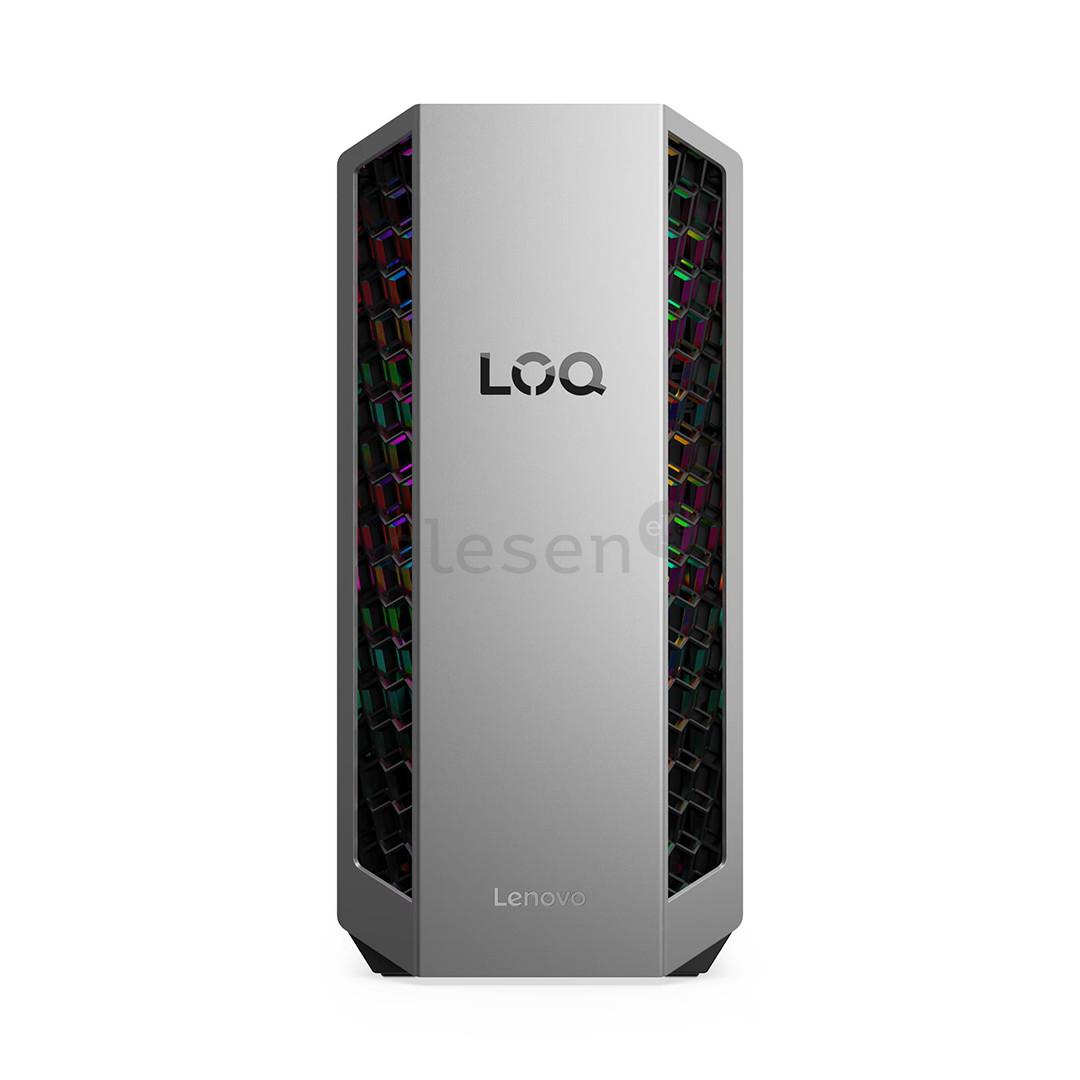 Lenovo LOQ Tower 26ADR10, Ryzen 7, 16 GB, 1 TB, RTX 5060 Ti, pilkas/juodas - Stacionarus kompiuteris 91DF004BMW