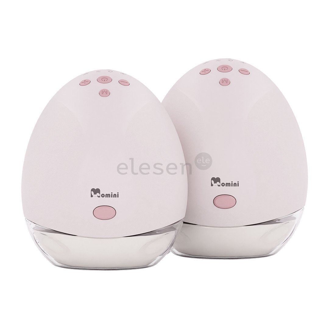 Momini TwinHarmony, 2 в 1, розовый -Беспроводной молокоотсос